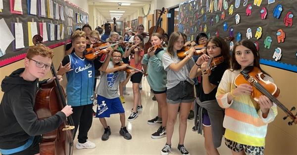 Shannon Orchestra Students